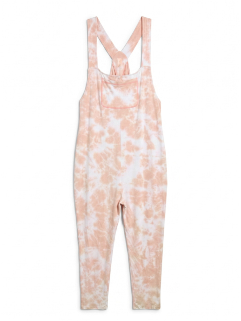 SMASH + TESS Romperalls Cotton Candy Sky Jumpsuit Pink Tie Dye One Piece, Sz XXL